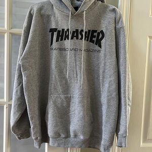 Gray Thrasher hoodie sweatshirt. Size Medium (38-40)